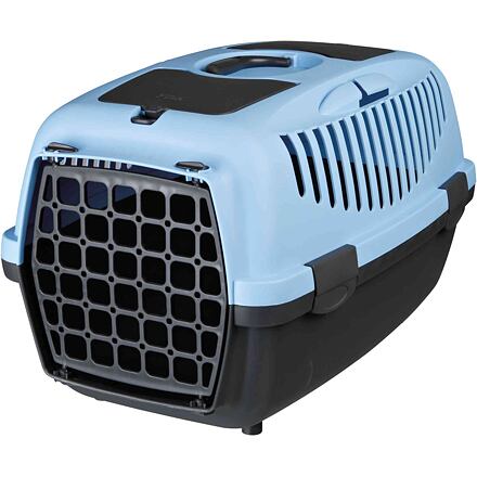 Transportní box CAPRI II, XS-S: 37x34x55cm (max. 8kg)  - světle šedá/modrá