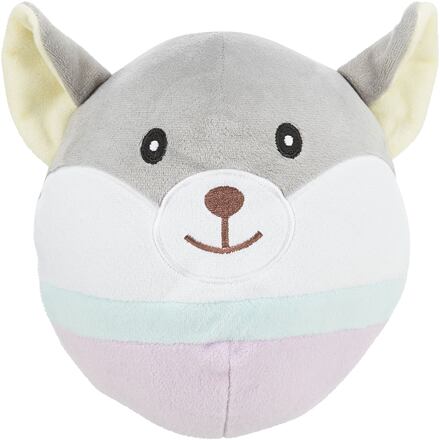 JUNIOR Bear, plyšová medvědí hlava pro štěňata, 20 cm - DOPRODEJ