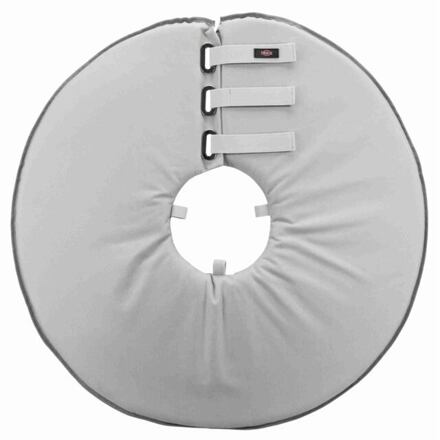 Ochranný měkký límec "disk", polyester/pěna, šedá