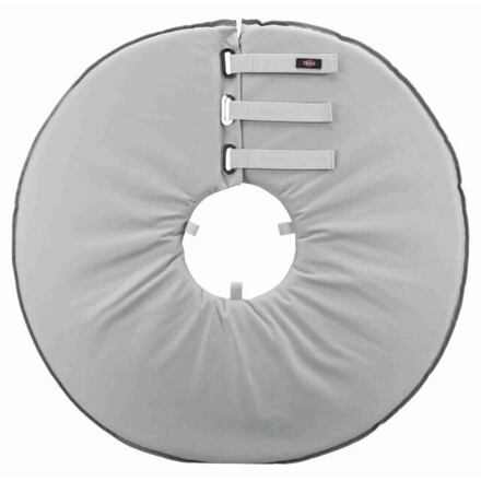 Ochranný měkký límec "disk", polyester/pěna, šedá